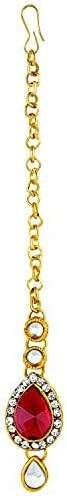 Aheli Traditional Kundan Long Necklace Bharatanatyam jewellery set with Earring Maang Tikka Gift for Women - Image 7