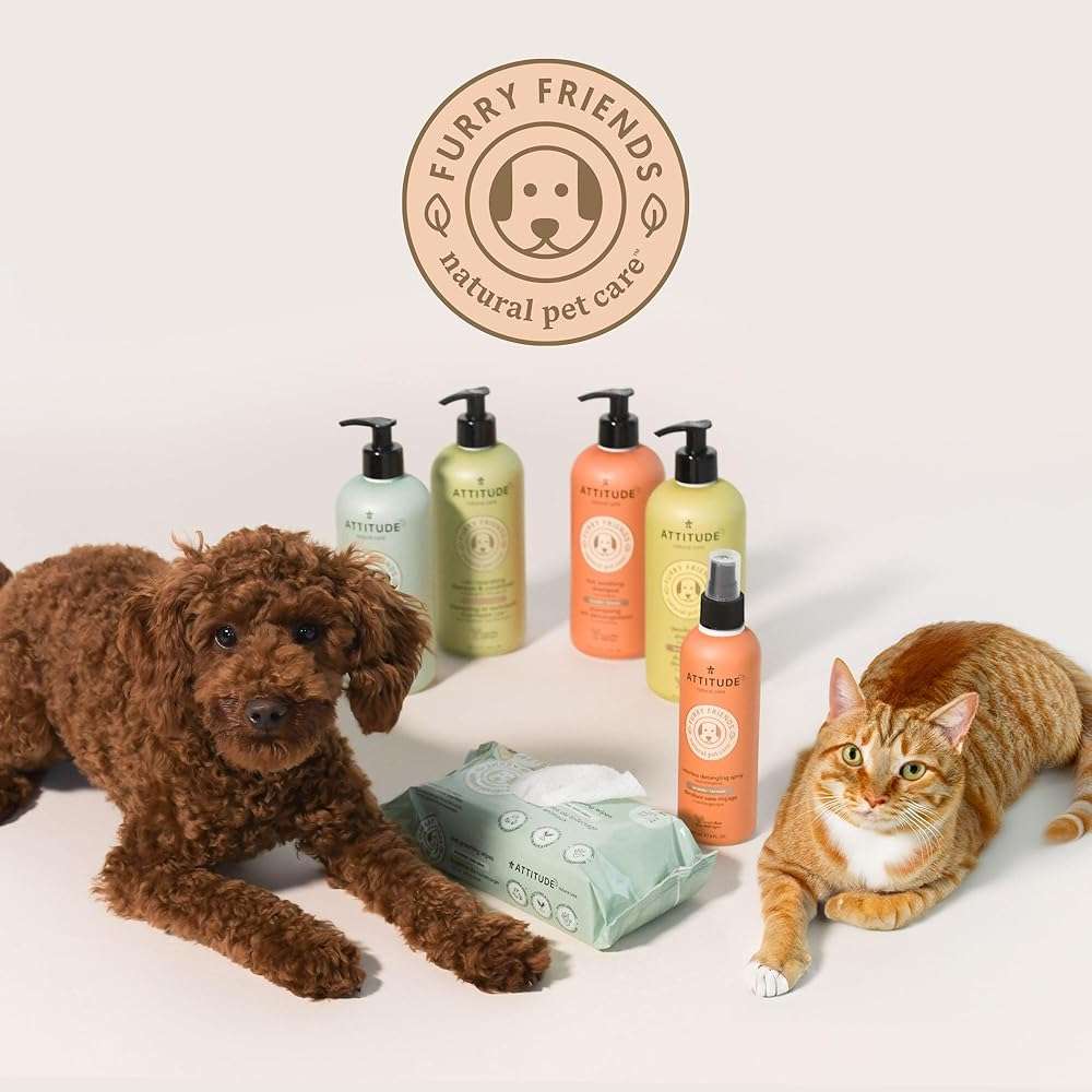 Attitude 2in1 Nourishing Shampoo and Conditioner for Cat & Dog, Vegan and Cruelty-Free, Lavender & Argan Oil, 16 Fl Oz - Image 6