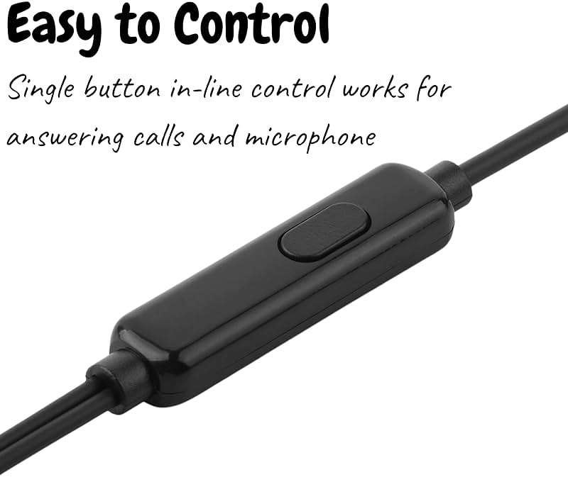 Mr. Pen- Earbuds with Microphone, 4.25 Ft, 3.5mm Jack, Wired In Ear Headphones - Image 2