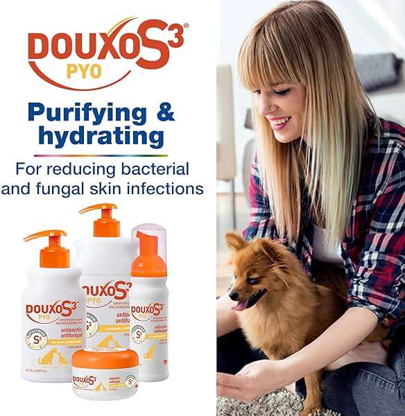 Douxo S3 PYO Medicated Dog Shampoo with 3% Chlorhexidine for Dogs – Antibacterial & Antiseptic Yeast Infection Treatment For Dogs & Cats, Clinically Proven, 6.7 fl oz - Image 3