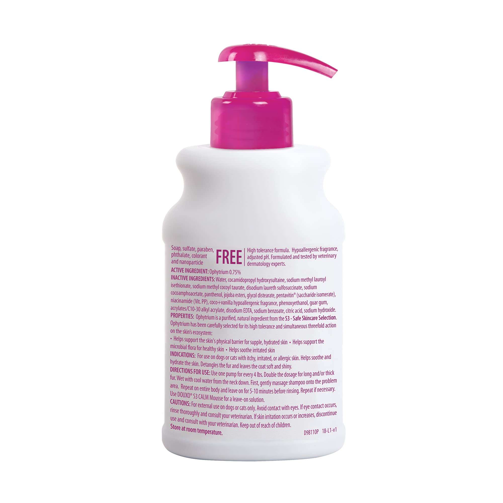 Douxo S3 Calm Dog Shampoo for Itchy Skin Relief, Dog Shampoo for Allergies and Itching, Soothes Itchy, Irritated or Allergic Skin For Dogs and Cats, 6.7 fl oz - Image 3