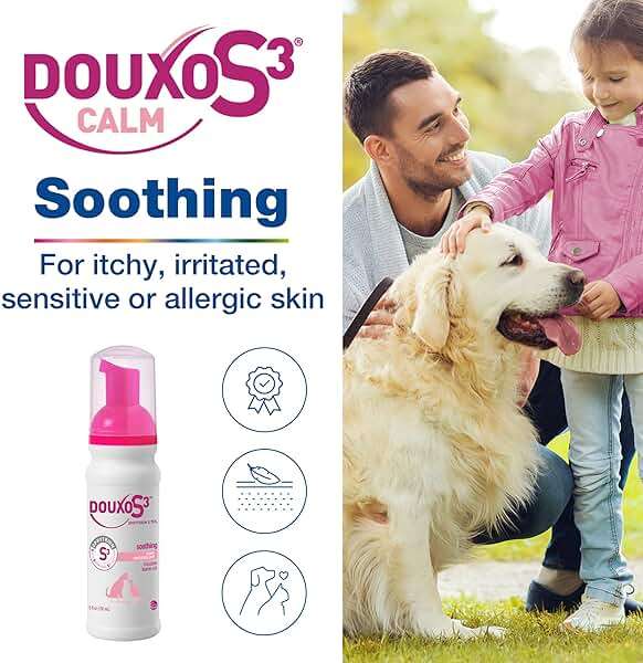 Douxo S3 Calm Itch Soothing Mousse for Dogs & Cats – Soothing Dog Skin Allergy and Itch Relief for Dogs, Helps Support Itchy, Irritated or Allergic Skin, 5 fl oz - Image 3