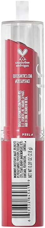 e.l.f. Hydrating Core Lip Shine with Shea Butter & Vitamin E, Tinted Lip Balm for A Smooth, Glossy Finish & Long-Lasting Moisture, Lovely Light Red - Image 6