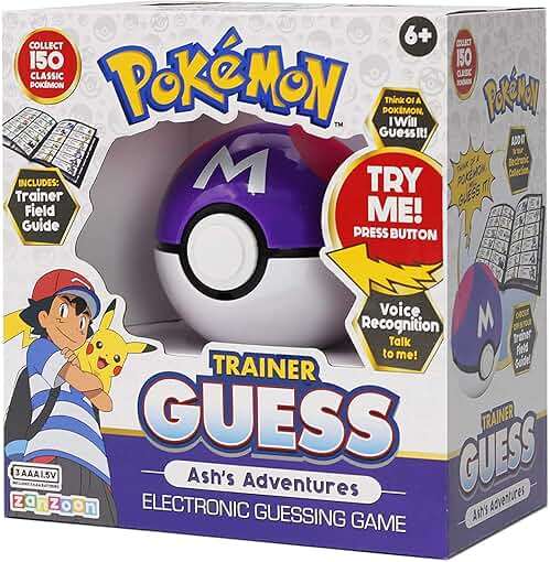 Pokemon Trainer Guess - Ash's Adventures Toy, I Will Guess It! Electronic Voice Recognition Guessing Brain Game Pokemon Go Digital Travel Board Games Toys - Image 3