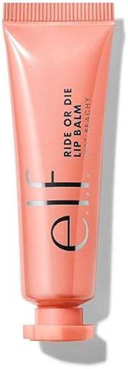 e.l.f. Ride or Die Lip Balm, Ultra-Hydrating Tinted Lip Balm, Infused with Jojoba Oil, Sheer Finish, Just Peachy, 0.42 Oz (12g) - Image 1