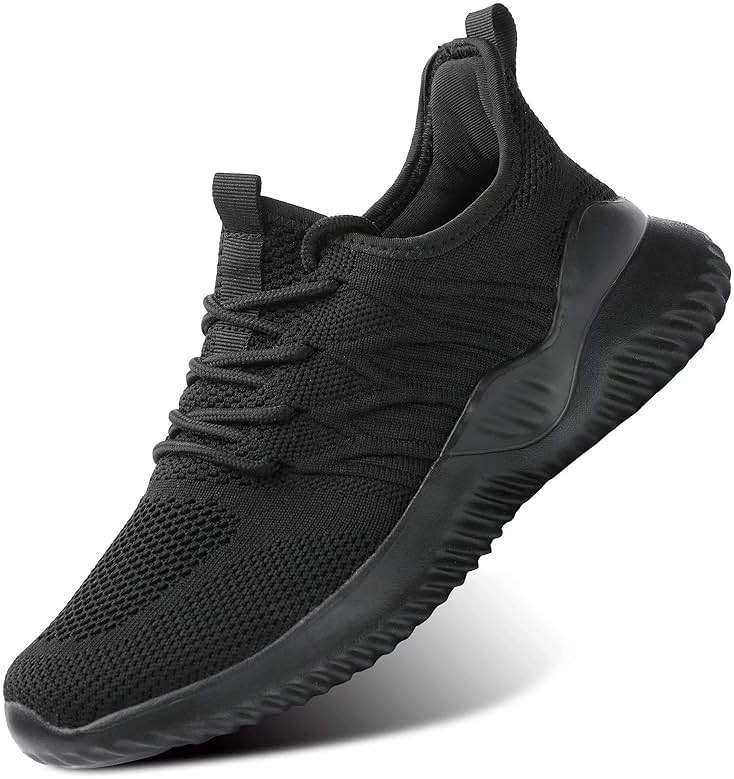 KEEZMZ Womens Ladies Walking Running Shoes Slip On Lightweight Casual Tennis Sneakers Clothes Shoes - Image 1