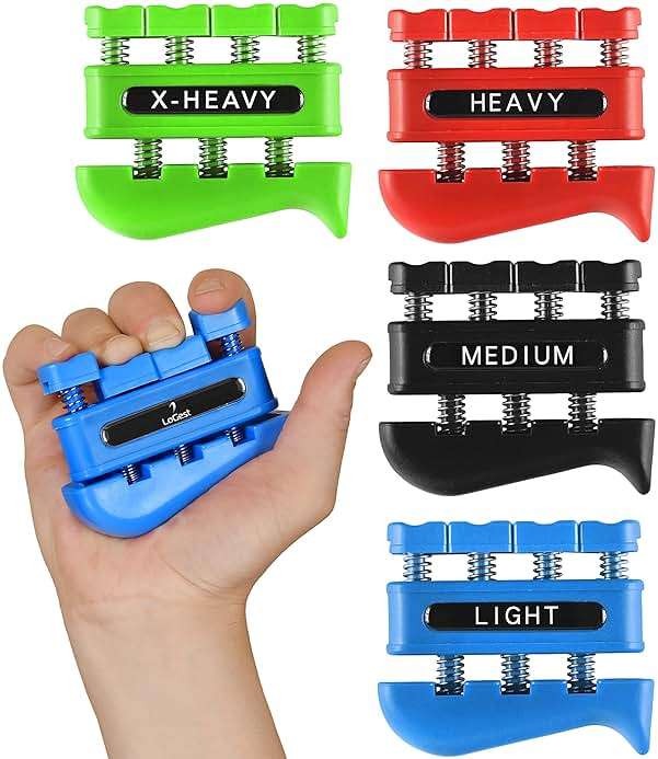 Finger Strengthener - Finger Exerciser for Forearm and Hand Strengthener - Hand Grip Workout Equipment for Musician, Rock Climbing and Therapy - Image 1
