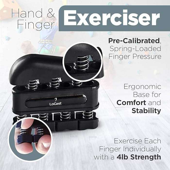 Finger Strengthener - Finger Exerciser for Forearm and Hand Strengthener - Hand Grip Workout Equipment for Musician, Rock Climbing and Therapy - Image 2