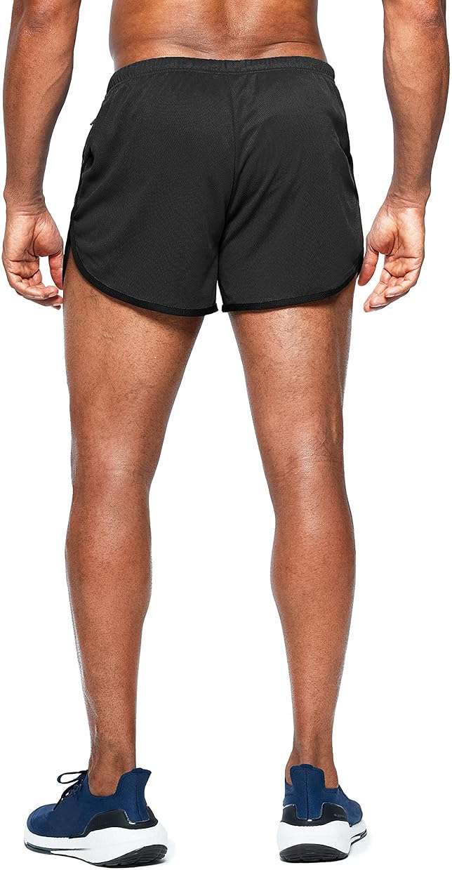 G Gradual Men's Running Shorts 3 Inch Quick Dry Gym Athletic Jogging Shorts with Zipper Pockets - Image 3