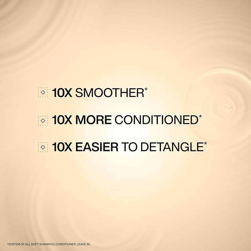 Redken All Soft Shampoo and Conditioner Set - Gently Cleanses and Softens, Moisturizing and Hydrating Set For Dry, Brittle Hair, With Argan Oil - Image 2