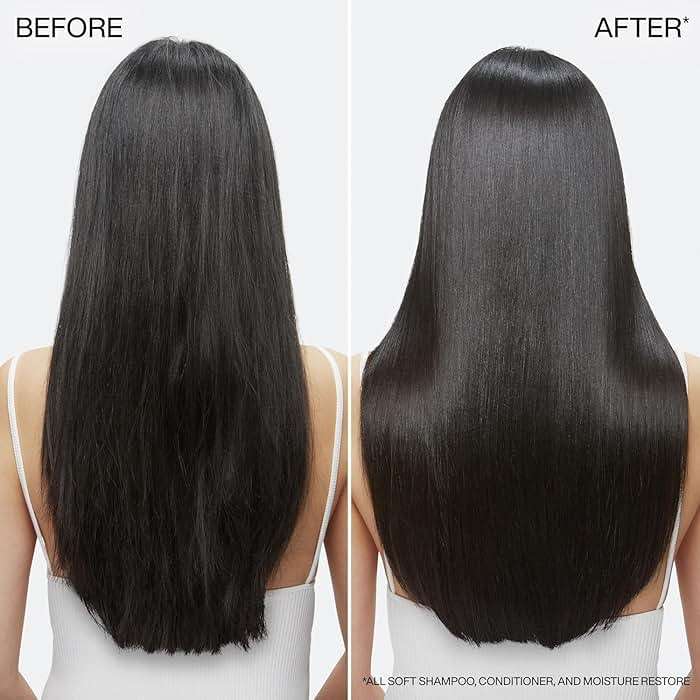 Redken All Soft Shampoo and Conditioner Set - Gently Cleanses and Softens, Moisturizing and Hydrating Set For Dry, Brittle Hair, With Argan Oil - Image 3