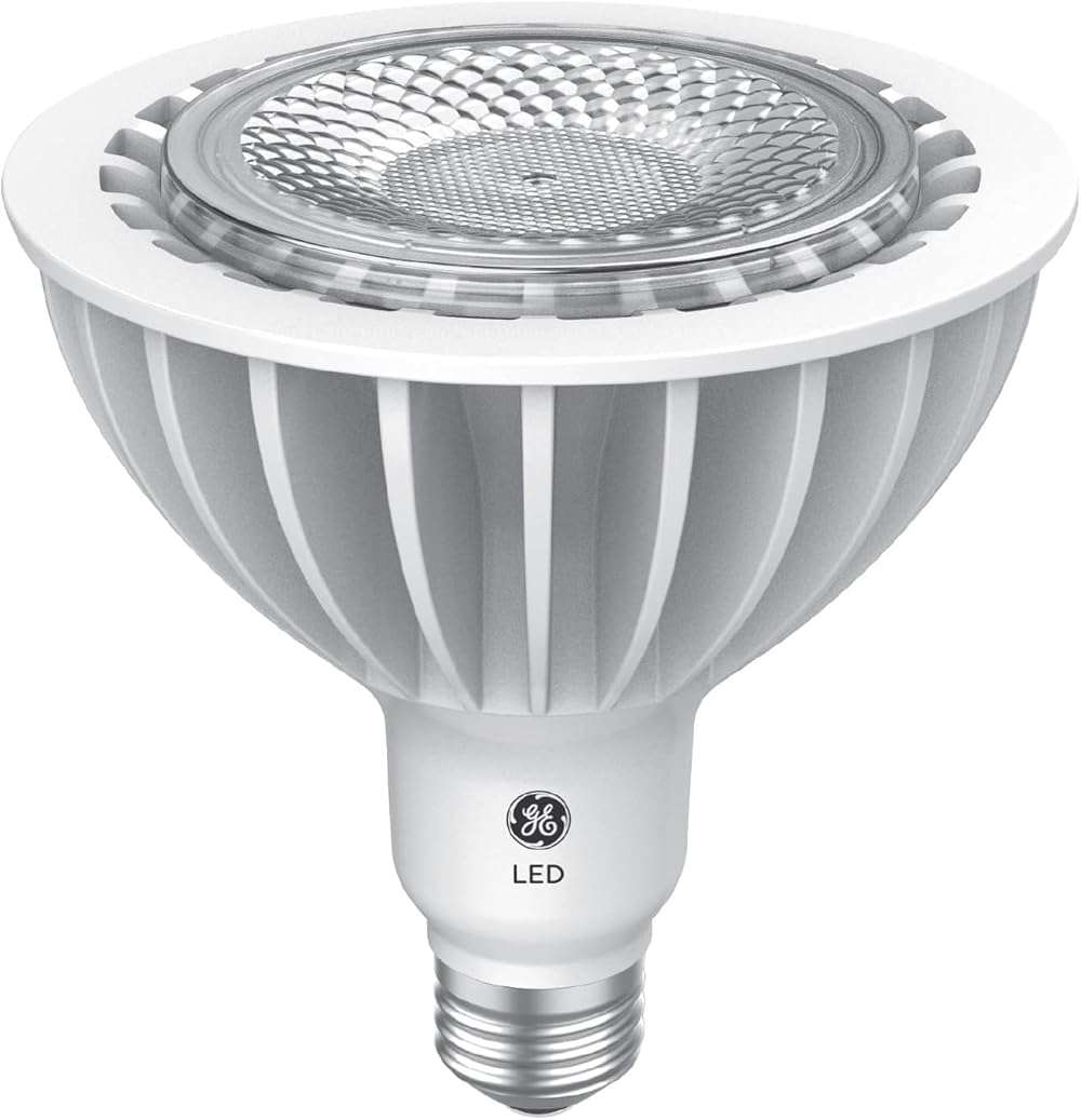 GE Ultra Bright LED Light Bulbs, 250 Watt, Daylight, PAR38 Floodlights - Image 3