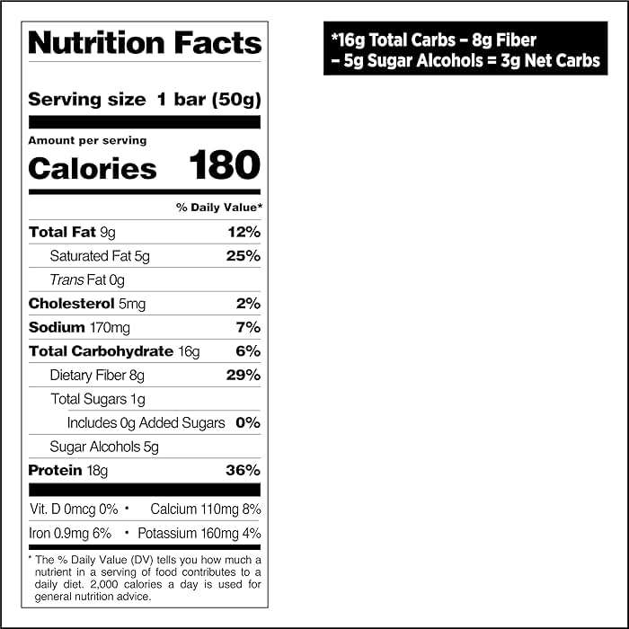 Quest Nutrition Dipped Chocolate Chip Cookie Dough Protein Bars, 18g Protein, 3g Net Carbs, Gluten Free, 1.76 Oz, 12 Count - Image 7