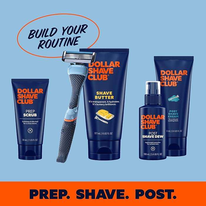 Dollar Shave Club | 4 Blade Razor Refills (12 Pack) | Swift Rinse Blades for Longer and Thicker Hair - Image 6