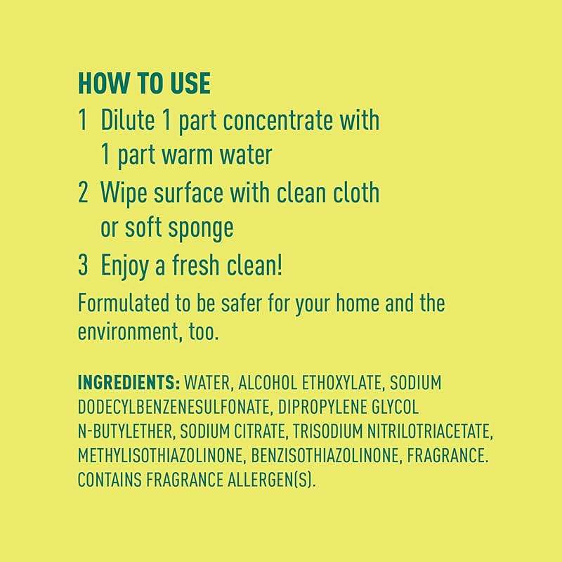 Amazon Brand - Presto! Multi-Surface Cleaner Concentrate, 2X Concentrated Formula, Lemon Scent, Streak-Free All Purpose Cleaner for Hardwood Floors, Tile, Countertops, 32 fl oz, 2-Pack - Image 4