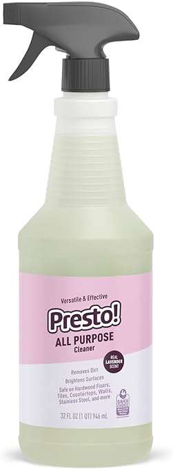 Amazon Brand - Presto! All Purpose Cleaner, Lavender Essential Oil Scent, Streak-Free Formula, 32 fl oz, 2-Pack - Image 2