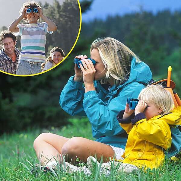 ESSENSON Binoculars for Kids, Blue | Toys Gifts for Age 3-10+ Years, Boys Girls Telescope, Outdoor Sports & Bird Watching, Birthday Presents - Image 4