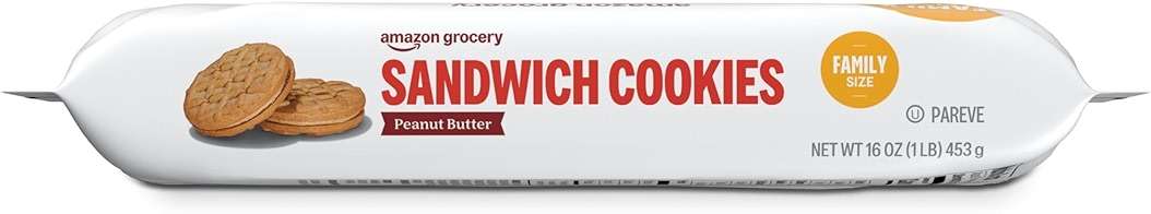 Amazon Grocery, Peanut Butter Sandwich Cookies, 1 Lb - Image 6