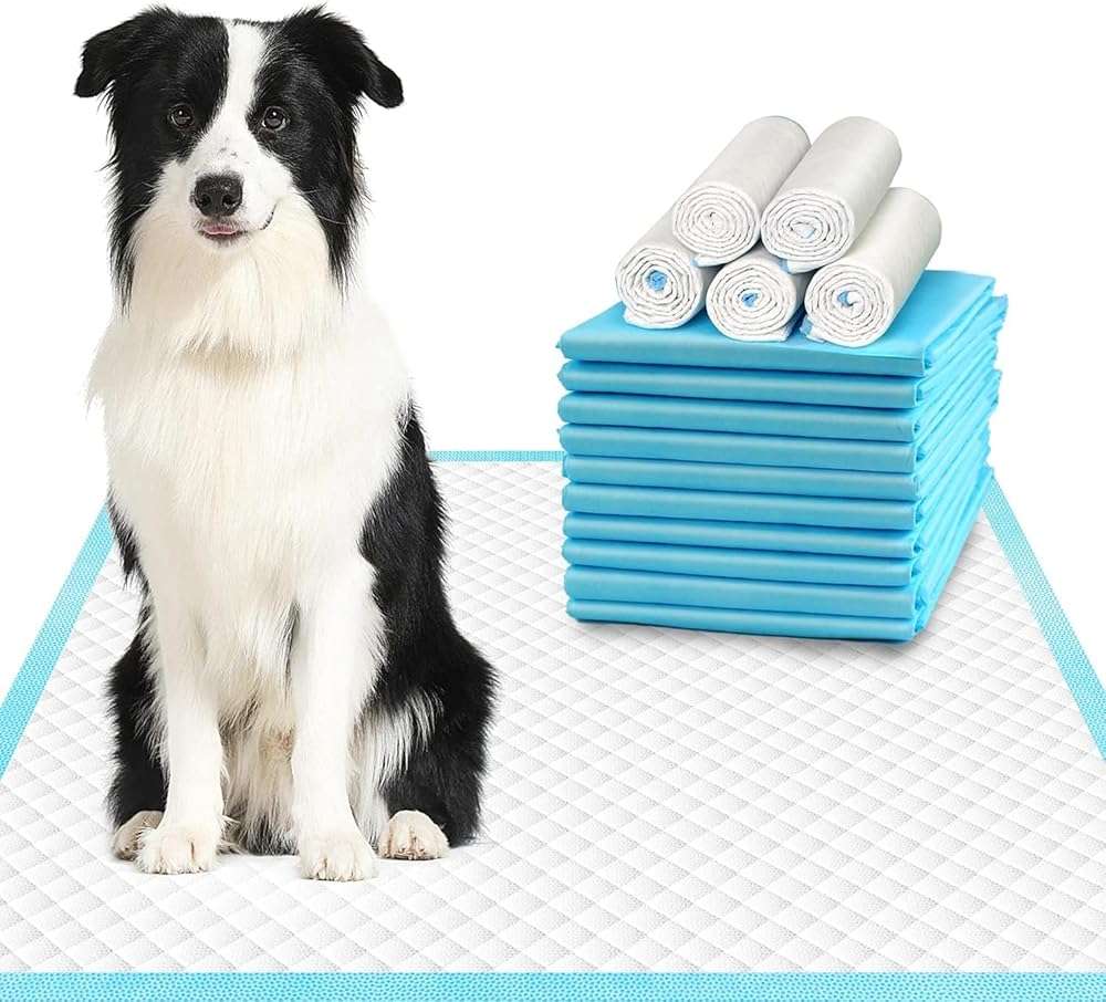 DEEP DEAR Extra Large Dog Pads 28"x34", 30 Count Thicker Puppy Pads XL, Super Absorbent Pee Pads for Dogs, Disposable Incontience Underpads for Doggies, Cats, Rabbits, Pups, Leak-Proof Pet Potty Mats - Image 1