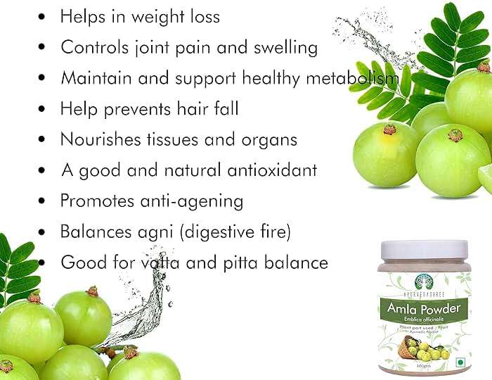 AYURVEDASHREE Amla Fruit Powder (Amalaki) 100 Gm | Powder Form, Rich in Antioxidant Vitamin C, Vegan, 100% Raw from India, Non GMO - Image 7