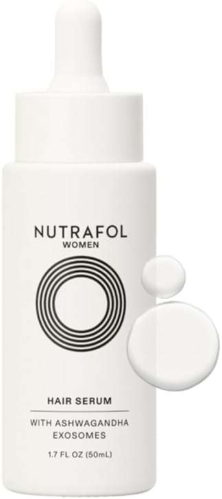 Nutrafol Women's Hair Serum, Supports Visibly Thicker and Stronger Hair, Vegan, Lightweight and Fast-Absorbing. - Image 1