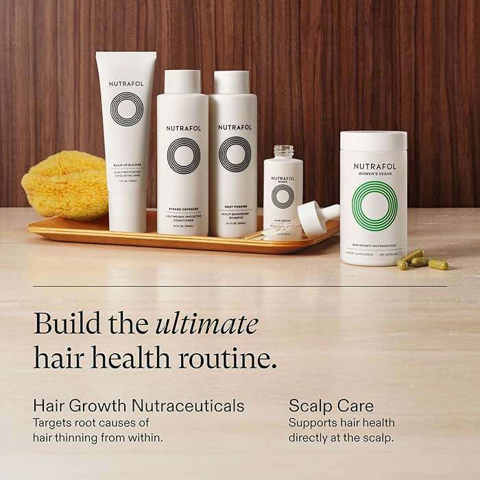 Nutrafol Women's Hair Serum, Supports Visibly Thicker and Stronger Hair, Vegan, Lightweight and Fast-Absorbing. - Image 8