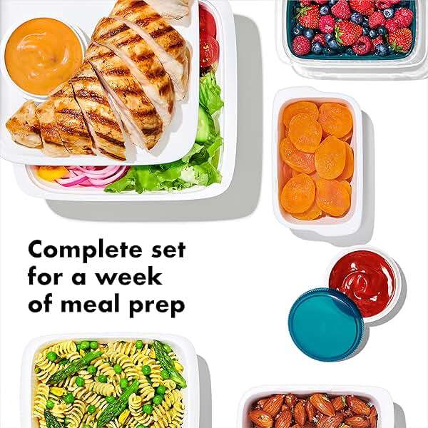 OXO Good Grips Prep & Go 20 Piece Meal Prep Set - Image 4