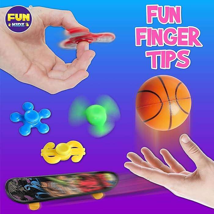 Fidget Pack Box for Boys Girls 4-12, FunKidz Fidget Toys for Kids 5-7 Autistic Sensory Mystery Birthday Gifts in Reusable Portable Treasure Box Nice Party Favors - Image 4