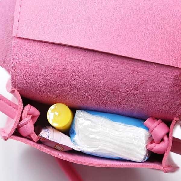 Ondeam Little Mouse Ear Bow Crossbody Purse,PU Shoulder Handbag for Kids Girls Toddlers - Image 7