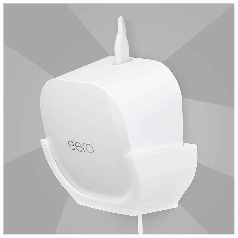 Screwless Wall Mount for Eero 6 Mesh WiFi Holder, Custom Design (NOT Compatible with Eero Pro 6 / Beacon), Strong VHB Adhesive, No Tools, No Mess, White by Brainwavz - Image 7