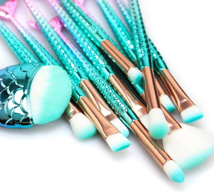 11PCS Makeup Brushes Set, Stocking Stuffers for Teen Girls Kids Women, Foundation Eyebrow Blush Brushes, Easter Basket Stuffers Essentials, Christmas Gift for Grandkids Teens Girls Accessories Stuff - Image 4