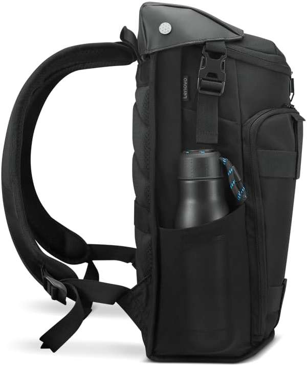 Lenovo Legion Active 17-inch Gaming Backpack - Black - Laptop Compartment - Durable & Water Resistant - Water Bottle Pocket - Image 2