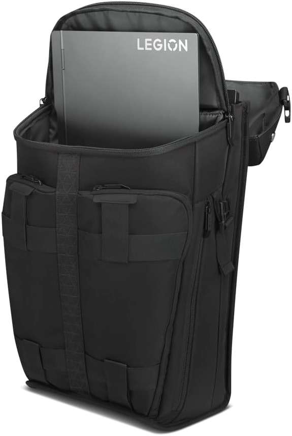 Lenovo Legion Active 17-inch Gaming Backpack - Black - Laptop Compartment - Durable & Water Resistant - Water Bottle Pocket - Image 14