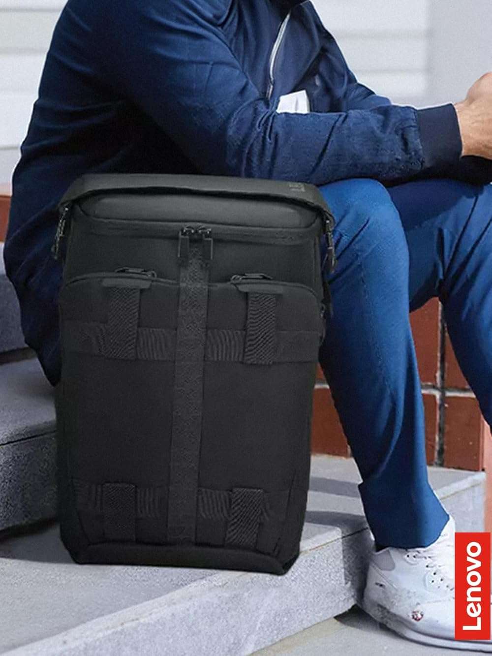 Lenovo Legion Active 17-inch Gaming Backpack - Black - Laptop Compartment - Durable & Water Resistant - Water Bottle Pocket - Image 4