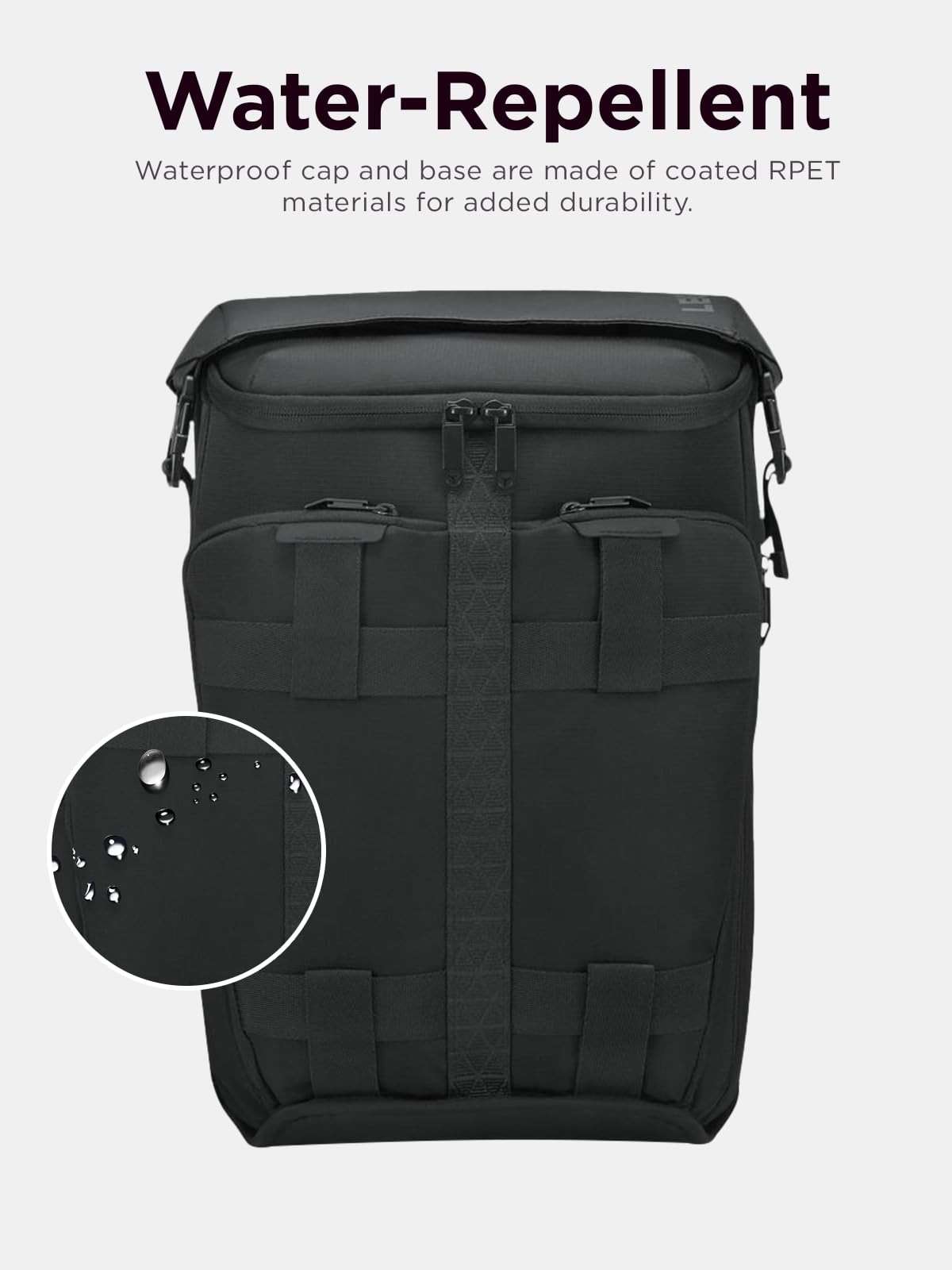 Lenovo Legion Active 17-inch Gaming Backpack - Black - Laptop Compartment - Durable & Water Resistant - Water Bottle Pocket - Image 8