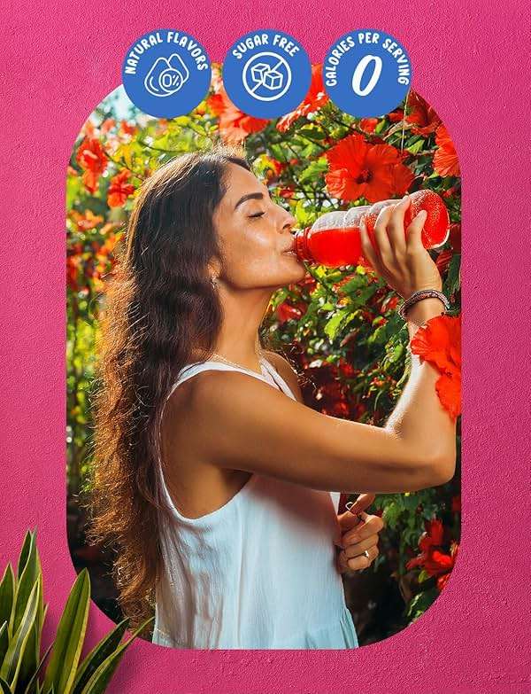 Klass Aguas Frescas | Liquid Water Enhancer | Classic Variety Pack | Flavors: Cucumber Limeade Strawberry Watermelon Hibiscus Berries & Pineapple Tangerine | Naturally Flavored | Sugar Free | Zero Calories Per Serving | Keto | 4 Bottles, Makes 96 Drinks - Image 4