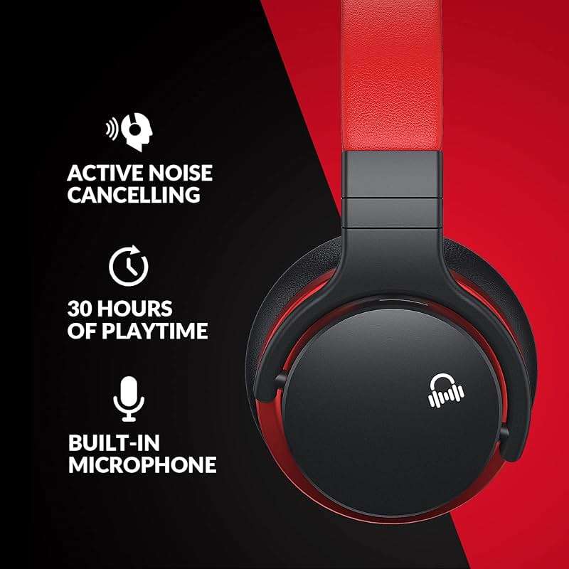 Million Sold Classic E7 Active Noise Cancelling Headphones with Upgraded HD Sound, Wireless Bluetooth Headphones Over The Ear Unequaled Comfort, Vivid Deep Bass, for Home Office Travel Birthday Gift - Image 2