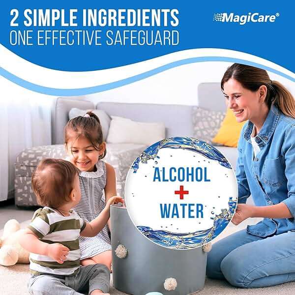 MagiCare 75% Large Alcohol Wipes (2, 100ct Canisters, 200ct) - Hand Sanitizer Wipes, Unscented Hand Wipe, Cleaning, Sanitizing Wipe - Home, Office, Classroom, Car, Camping - Image 6