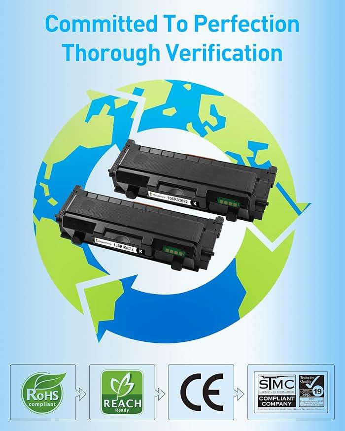 MasaiMara 106R03622 106R03620 Compatible Toner Cartridges Replacement for Xerox Phaser 3330 3330DNI WorkCentre 3335 3345 3335DNI 3345DNI 3345VDNi Printer (Black, 2Pack) - Image 5