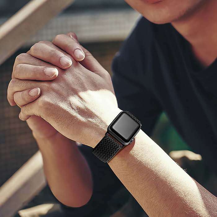 Lerobo Stretchy Nylon Solo Loop Band, Compatible with Apple Watch Series 11 10 9 8 7 6 5 4 3 SE3/2/1 Ultra3/2/1, Adjustable Strap for iwatch Band 44mm 45mm 46mm 49mm 42mm 40mm 41mm 38mm for Women Men - Image 7