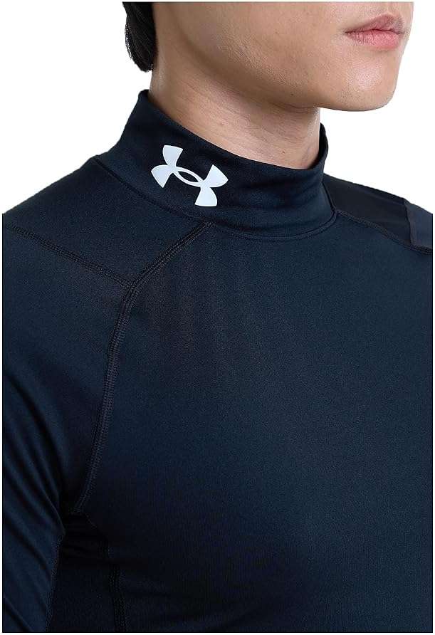 Under Armour HeatGear Armour Comp Mock Short Sleeve T-Shirt - Image 5