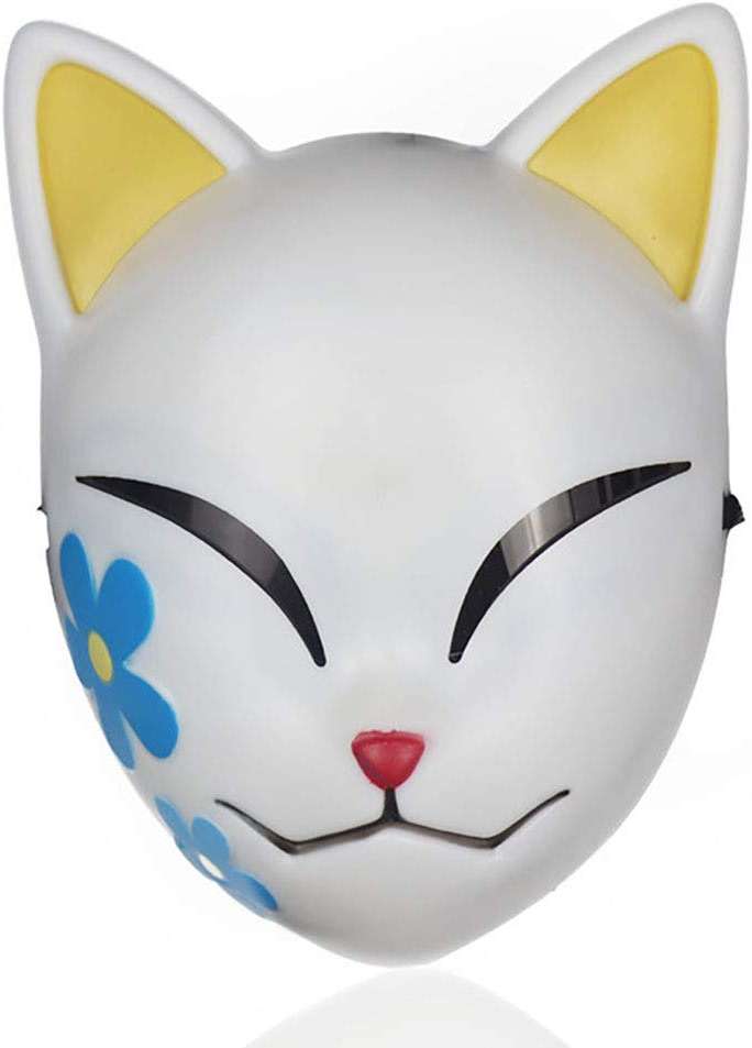 Kamado Tanjirou Cosplay Mask - Tengu & Fox Mask - Masquerade Dress Up Cosplay Props for Adults Halloween - Image 1