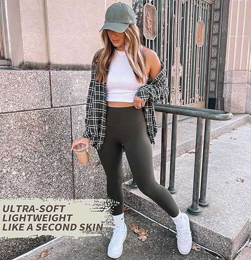 3 Pack Leggings for Women-No See-Through High Waisted Tummy Control Yoga Pants Workout Running Legging - Image 3