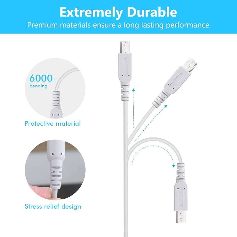3DS Charger Compatible with Nintendo 3DS/ DSi/DSi XL/ 2DS/ 2DS XL/New 3DS 100-240V Wall Plug Adapter - Image 5