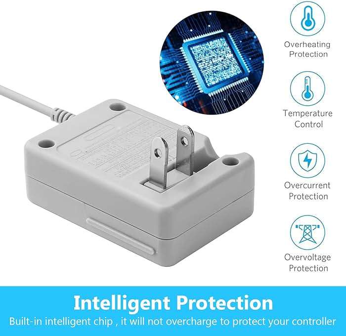 3DS Charger Compatible with Nintendo 3DS/ DSi/DSi XL/ 2DS/ 2DS XL/New 3DS 100-240V Wall Plug Adapter - Image 7