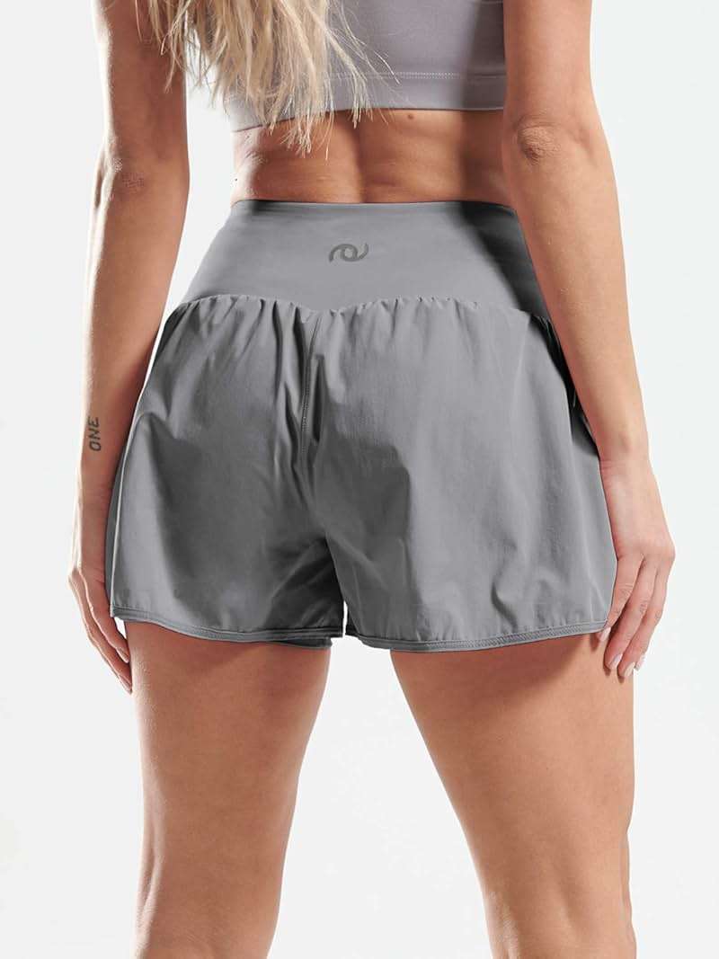 CADMUS 2 in 1 Women's Workout Shorts for Athletic Gym Running Shorts with Phone Pockets - Image 2