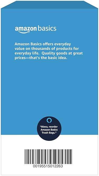 Amazon Basics Multipurpose Drawstring Trash Bags, 30 Gallon Capacity, Tear Resistant, 50 Count (Previously Solimo) - Image 5