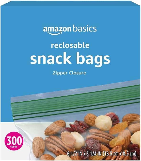 Amazon Basics Snack Storage Bags, 300 Count - Image 4