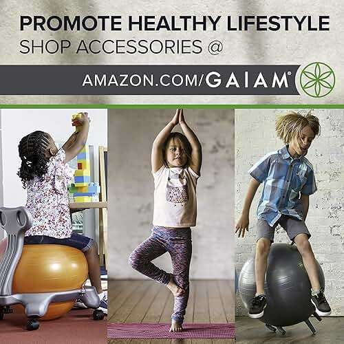 Gaiam Kids Yoga Mat Exercise Mat, Yoga for Kids with Fun Prints - Playtime for Babies, Active & Calm Toddlers and Young Children - Image 6