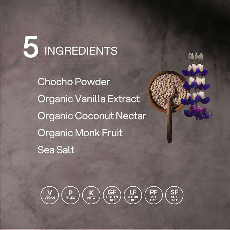 Mikuna Chocho Plant Protein Powder, Vanilla - 20g Protein, 8g Fiber - Third-Party Tested, Vegan, Lectin Free - 15 Servings - Image 3